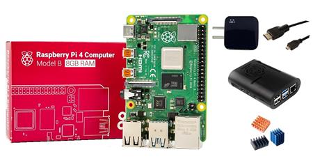 Kit Raspberry Pi 4 B 8gb Original + Fuente 3A + Gabinete Slim + HDMI + Disipador